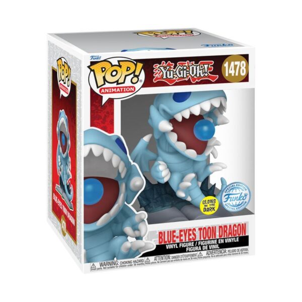 Yu-Gi-Oh - Blue Eyes Toon Dragon Glow 6" (Pop! Vinyl)