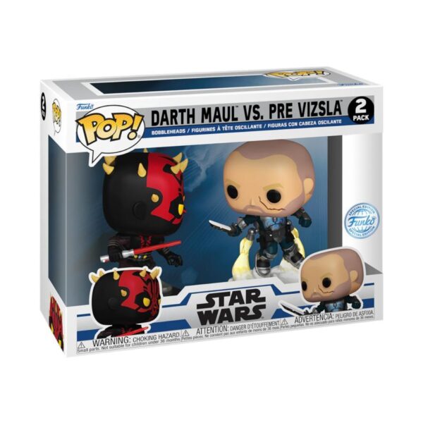 Star Wars: Clone Wars - Darth Maul Vs Pre Vizsla 2-Pack (Pop! Vinyl)