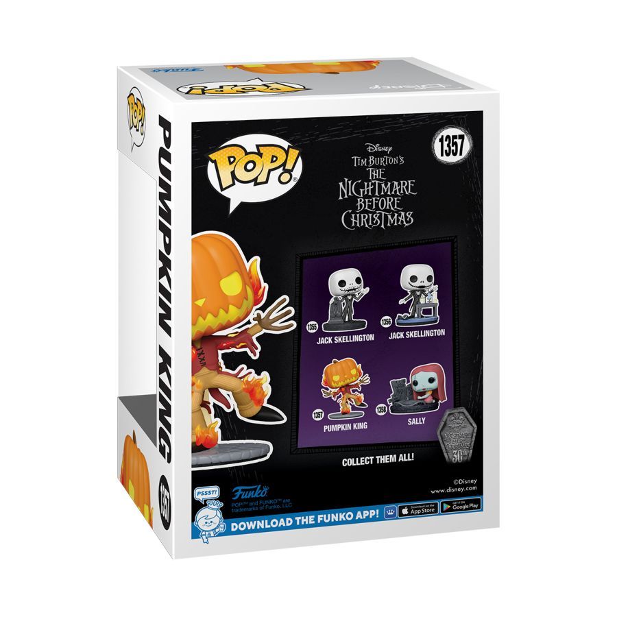 The Nightmare Before Christmas – Pumpkin King 30th Anniversary Glow (Pop! Vinyl)