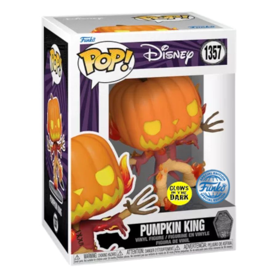 The Nightmare Before Christmas – Pumpkin King 30th Anniversary Glow (Pop! Vinyl)