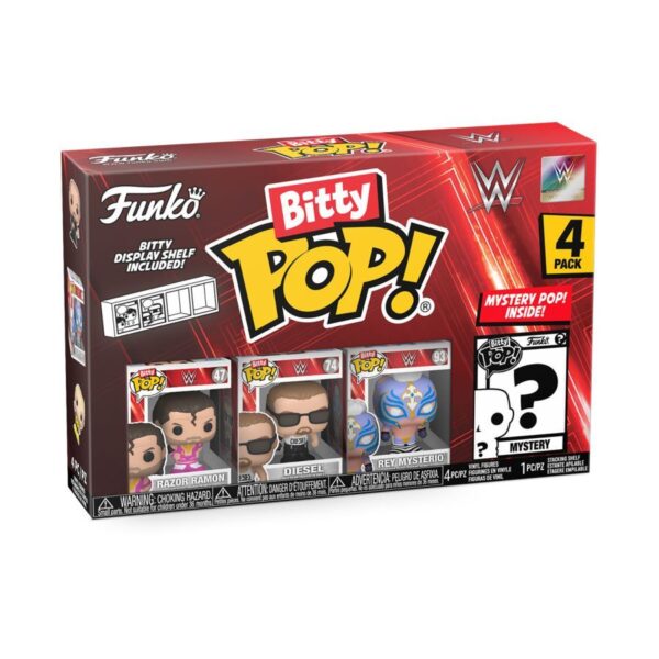 WWE - Razor Ramon Bitty 4-Pack (Pop! Vinyl)