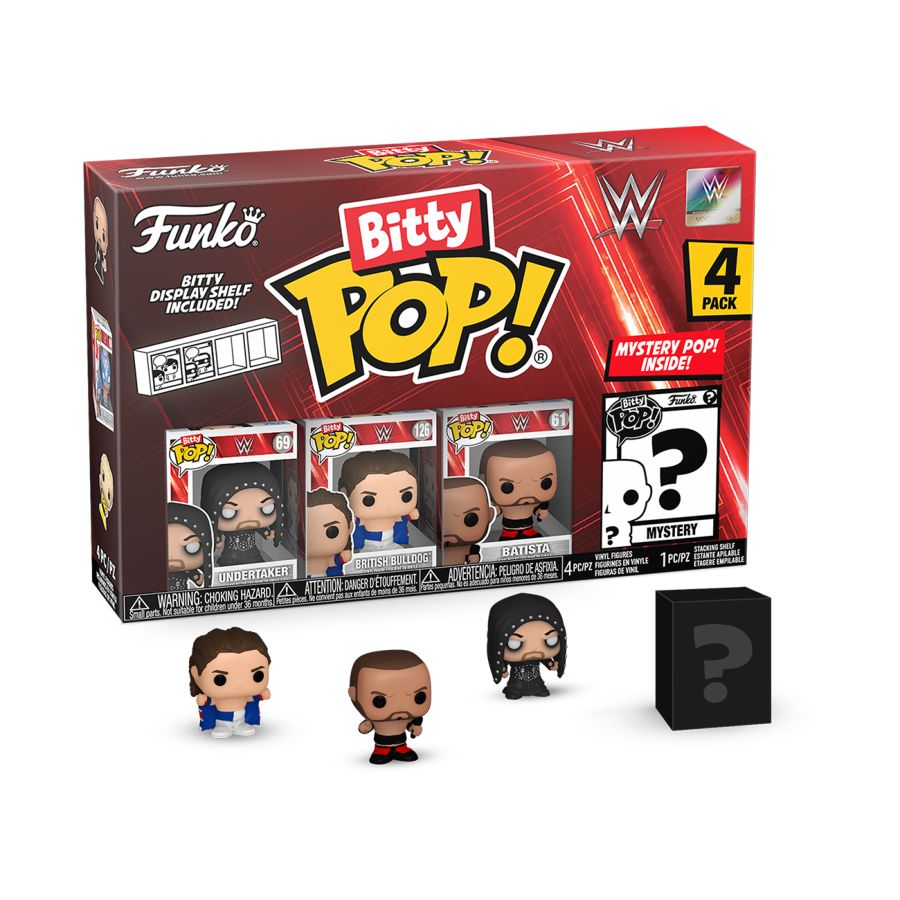 WWE - The Undertaker Bitty 4-Pack (Pop! Vinyl)