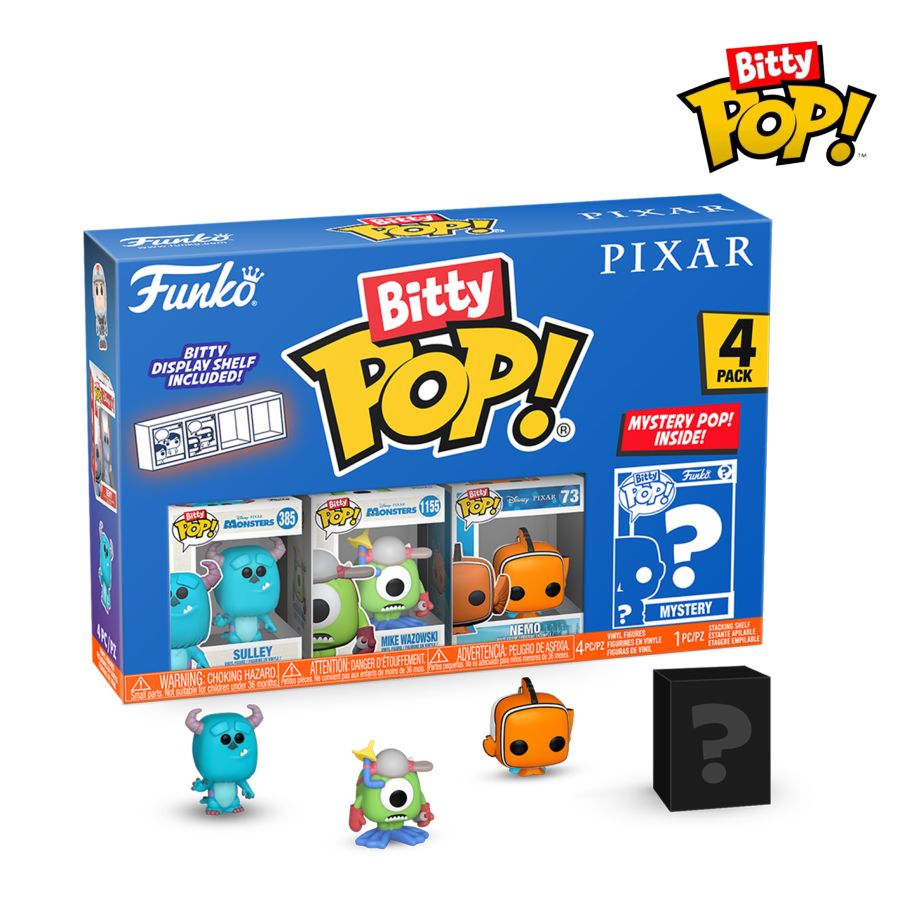 Pixar - Monsters Inc. Bitty 4-Pack (Pop! Vinyl)