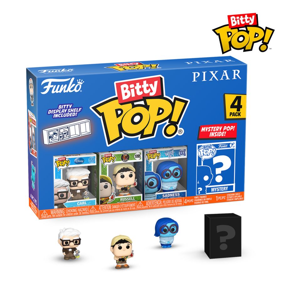 Pixar - UP Bitty 4-Pack (Pop! Vinyl)