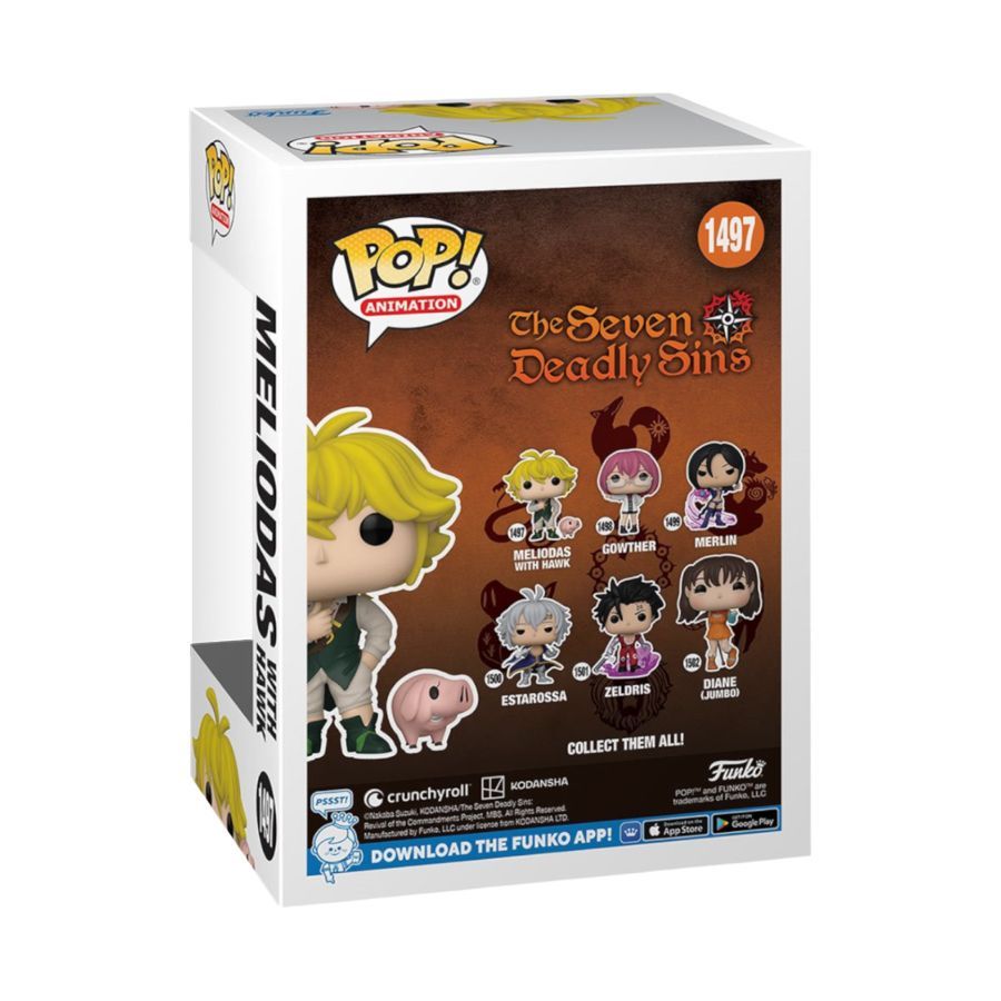Seven Deadly Sins – Meliodas with Hawk (Pop! Vinyl)
