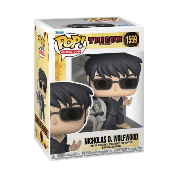 Trigun - Nicholas Wolfwood With Punisher (Pop! Vinyl)