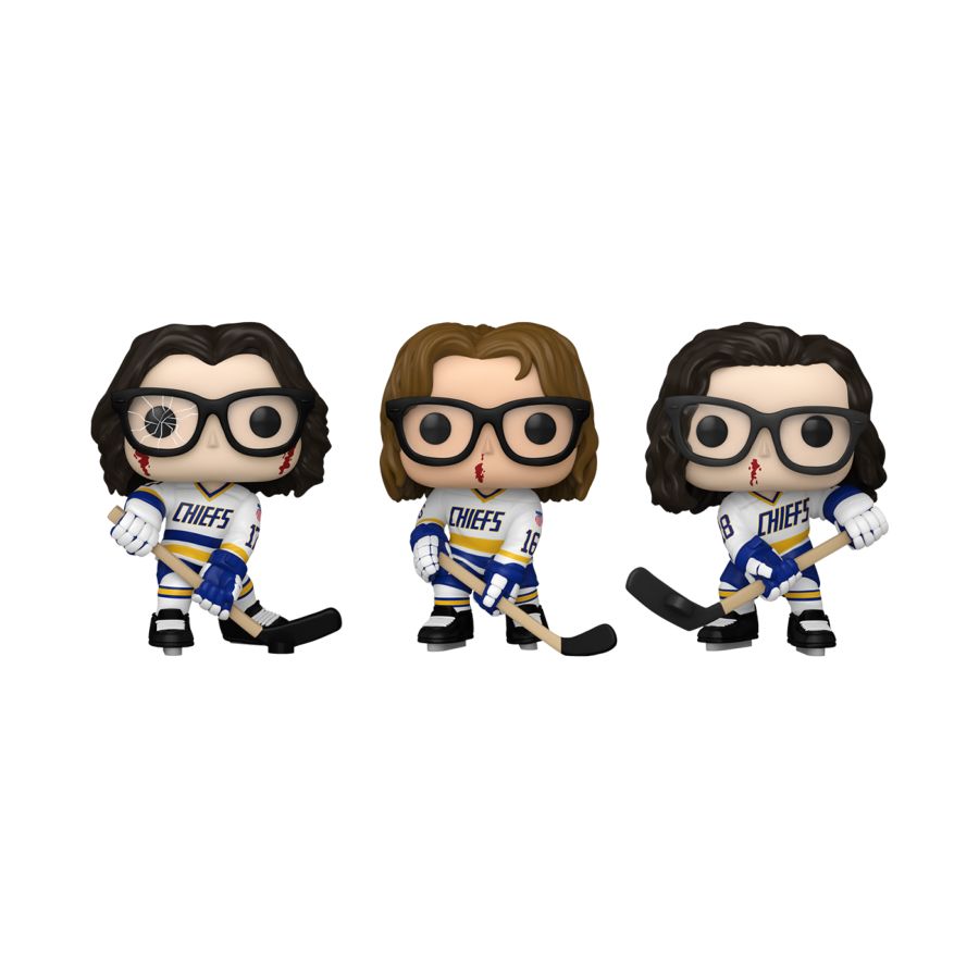 Slap Shot – The Hansons (Pop! Vinyl 3-Pack)