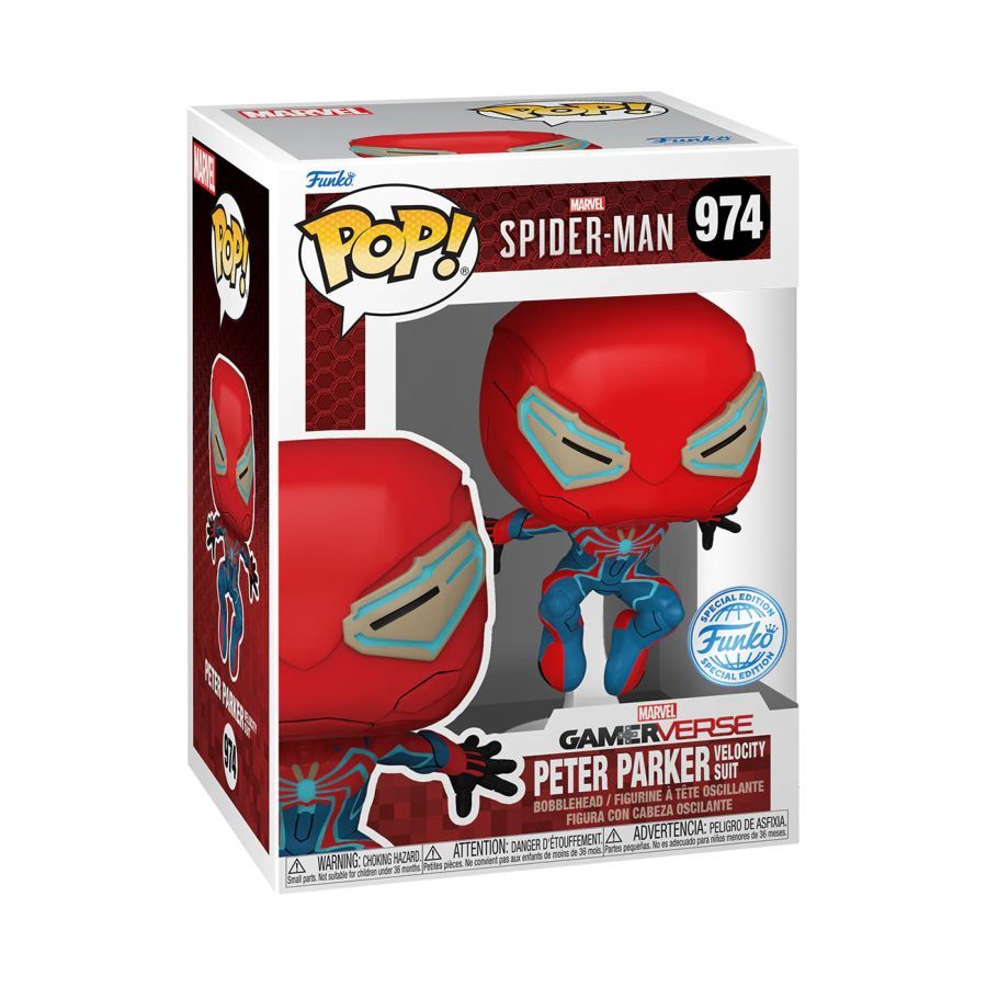 Spider-Man 2 (VG’23) – Peter Parker Volecity Suit (Pop! Vinyl)