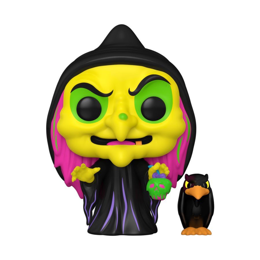 Snow White (1937) – Disguised Evil Queen with Raven Blacklight (Pop! Vinyl)