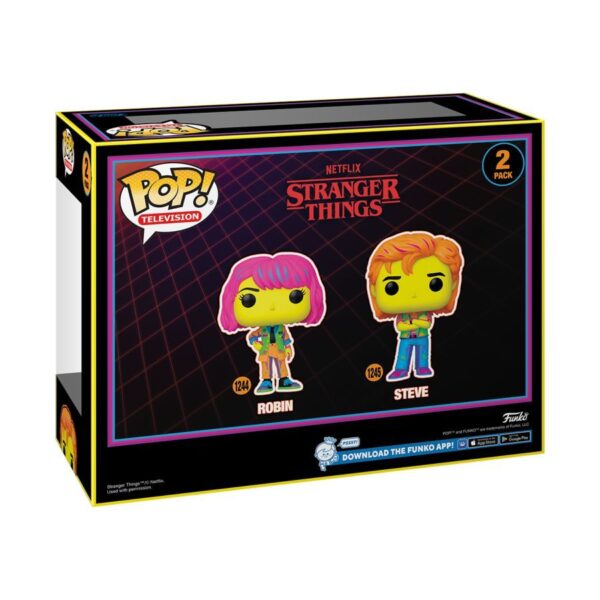 Stranger Things - Robin And Steve Blacklight 2-Pack (Pop! Vinyl)