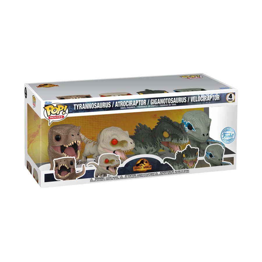 Jurassic World - Pop! 4-Pack (Pop! Vinyl)