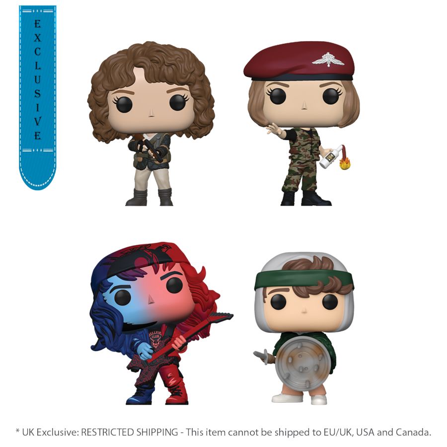 Stranger Things - Nancy / Robin / Eddie / Dustin 4-Pack (Pop! Vinyl)