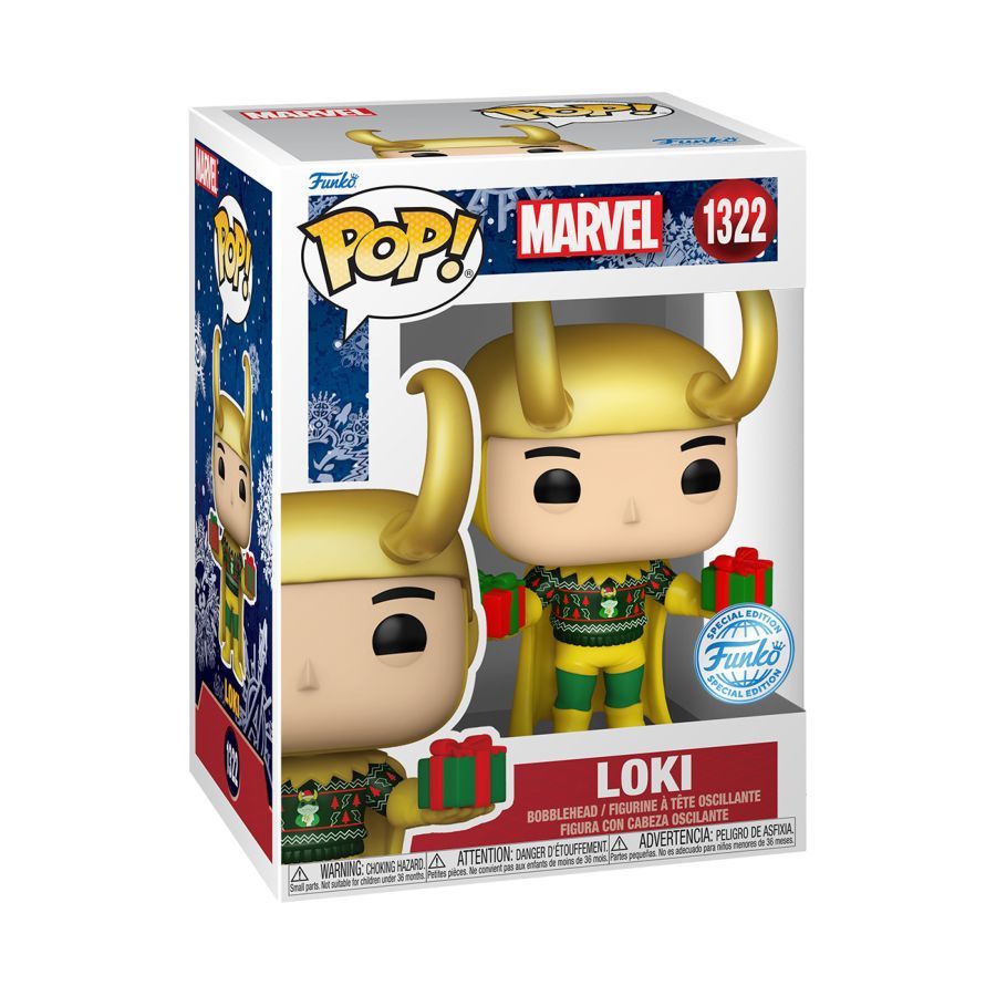 Marvel Comics – Loki with Sweater Holiday (Pop! Vinyl)