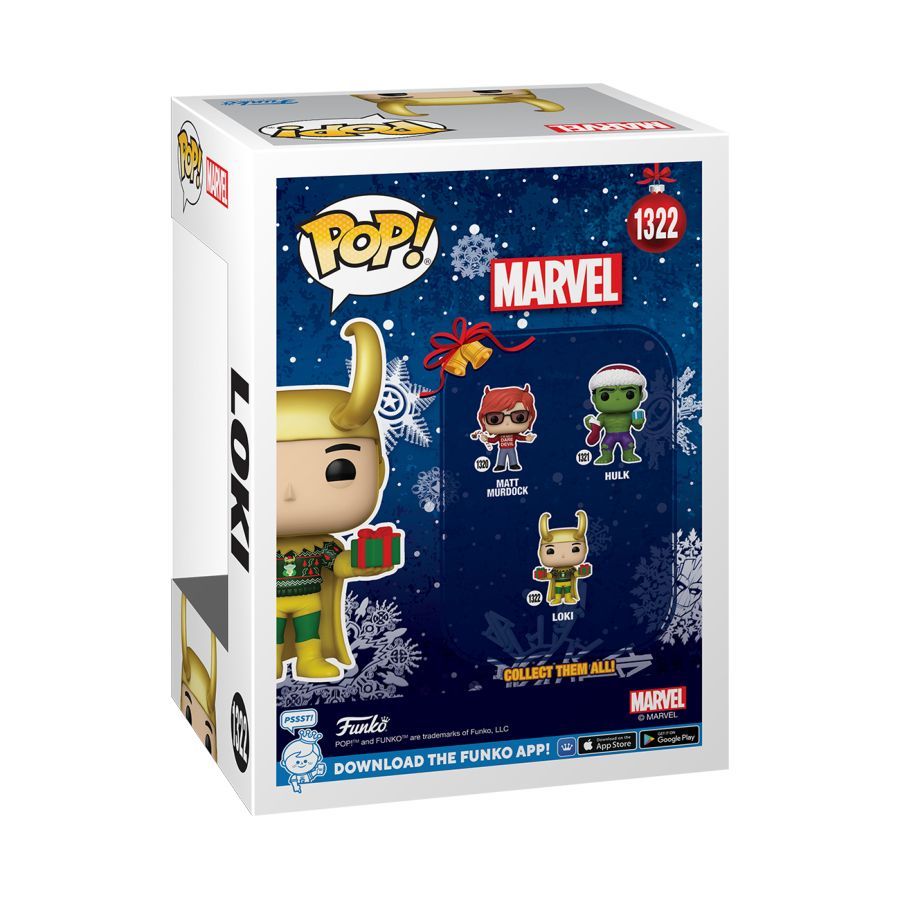 Marvel Comics – Loki with Sweater Holiday (Pop! Vinyl)