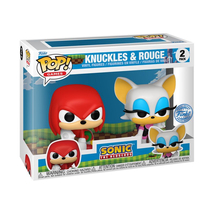Sonic the Hedgehog – Knuckles & Rouge (Pop! Vinyl 2-Pack)