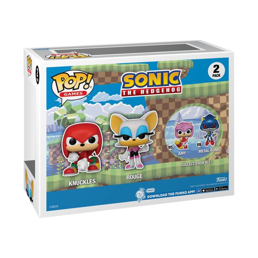 Sonic the Hedgehog – Knuckles & Rouge (Pop! Vinyl 2-Pack)