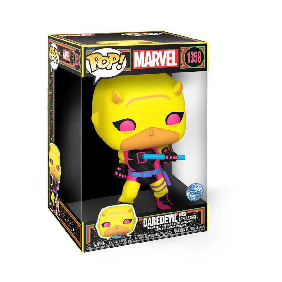 Marvel Comics – Daredevil Blacklight 10″ (Pop! Vinyl)