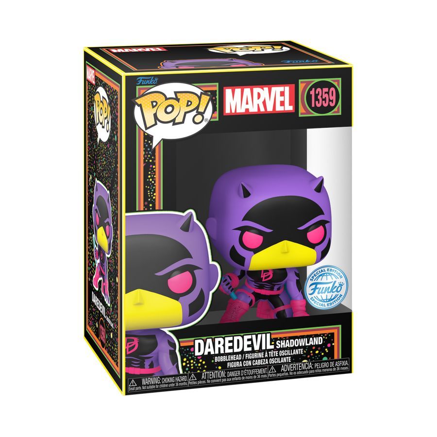 Marvel Comics – Daredevil Blacklight (Pop! Vinyl)