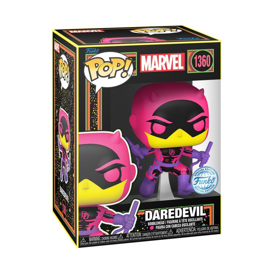 Marvel Comics – Daredevil Blacklight (Pop! Vinyl)