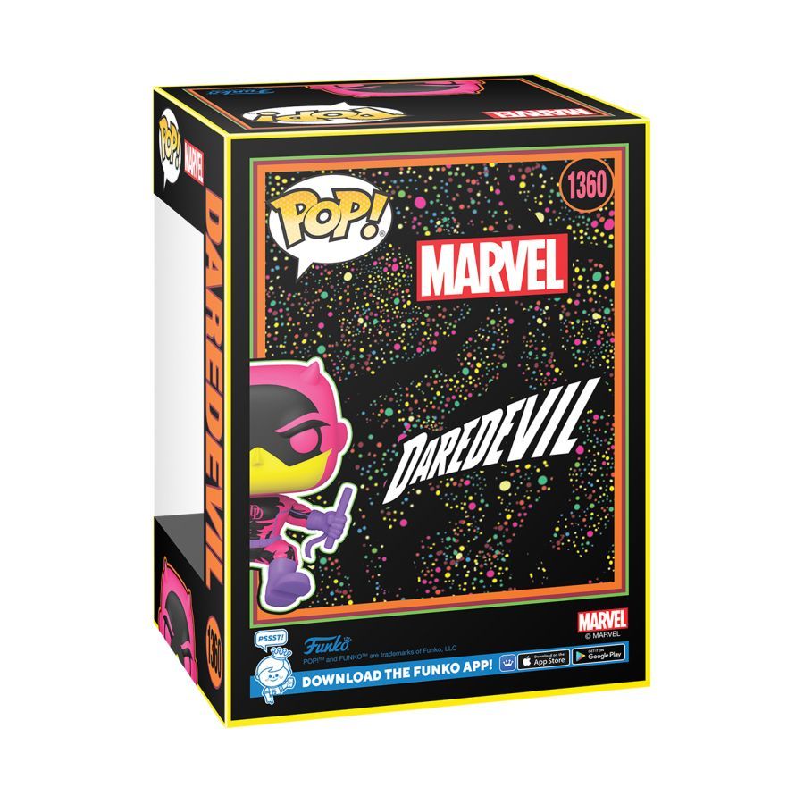 Marvel Comics – Daredevil Blacklight (Pop! Vinyl)
