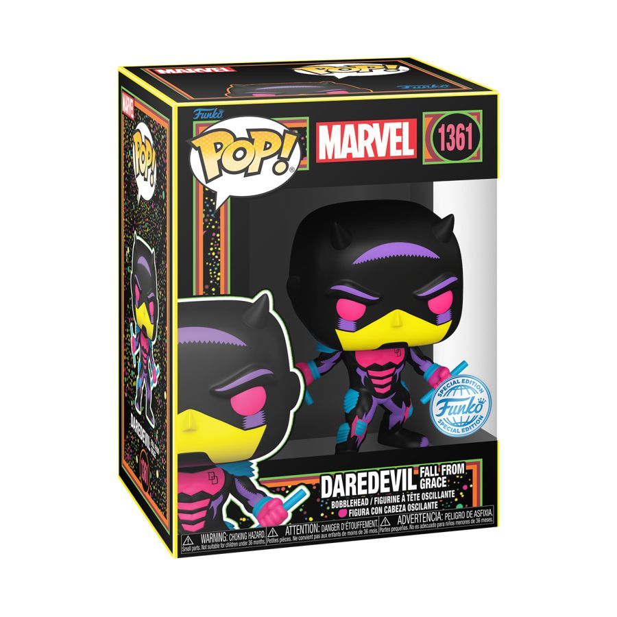 Marvel Comics – Daredevil Blacklight (Pop! Vinyl)