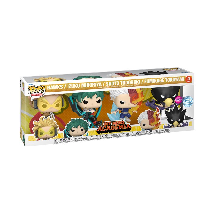 My Hero Academia Flocked 4-Pack (Pop! Vinyl)