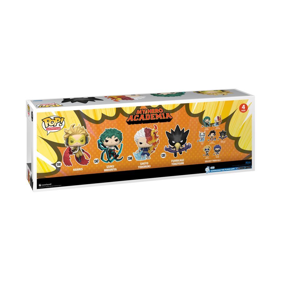 My Hero Academia Flocked 4-Pack (Pop! Vinyl)