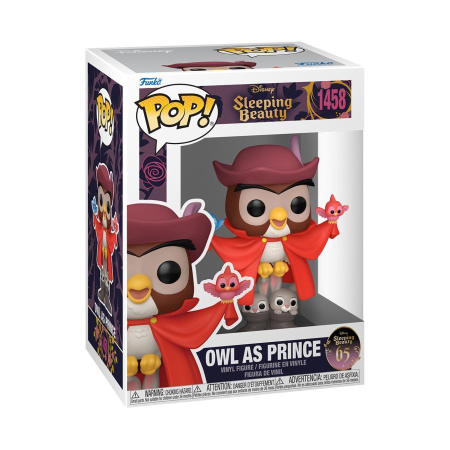 Sleeping Beauty: 65th Anniversary – Owl as Prince (Pop! Vinyl)