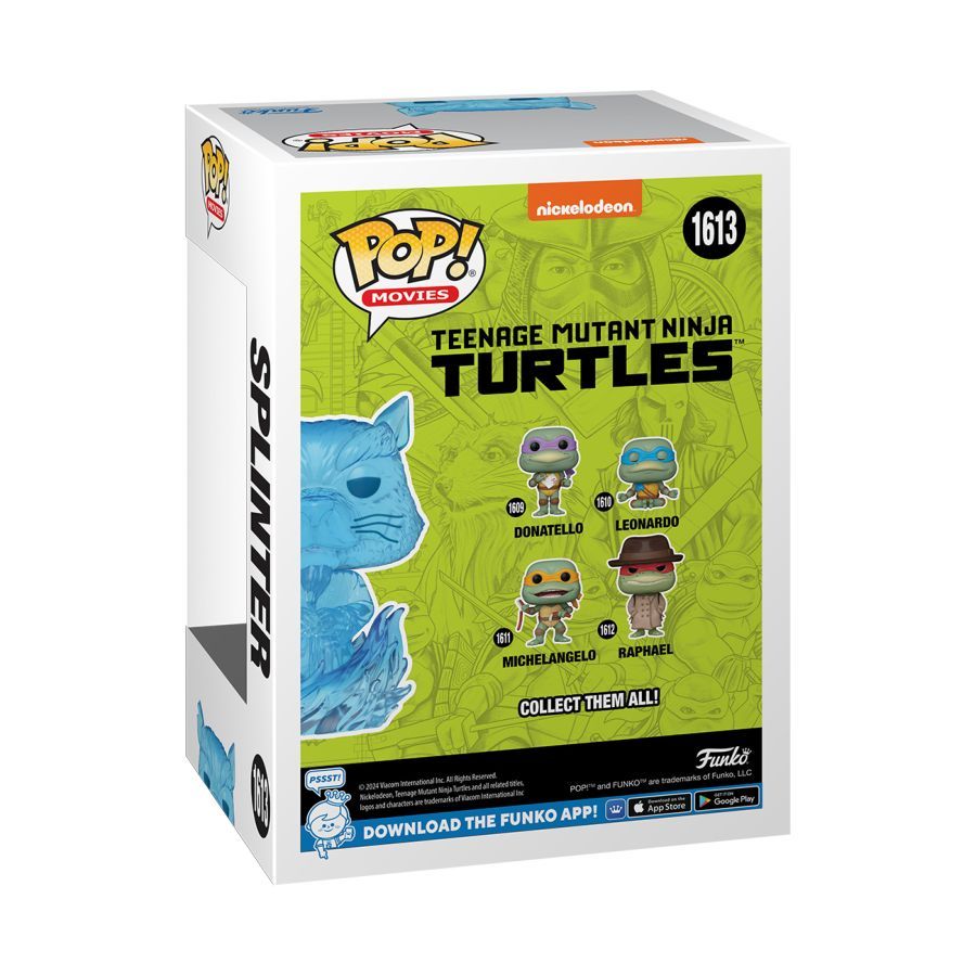 Teenage Mutant Ninja Turtles (1990) – SplinterTranslucent (Pop! Vinyl)