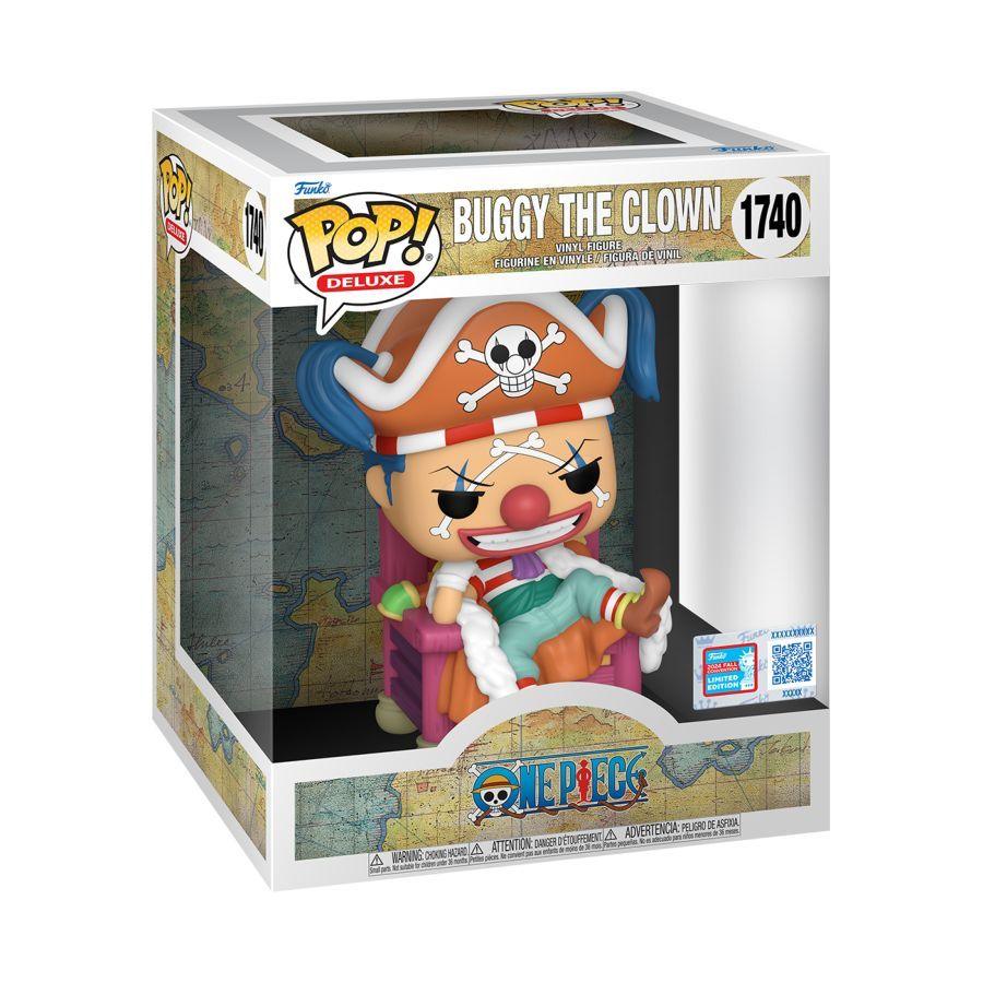 One Piece – Buggy the Clown on Throne NYCC 2024 (Pop! Deluxe)
