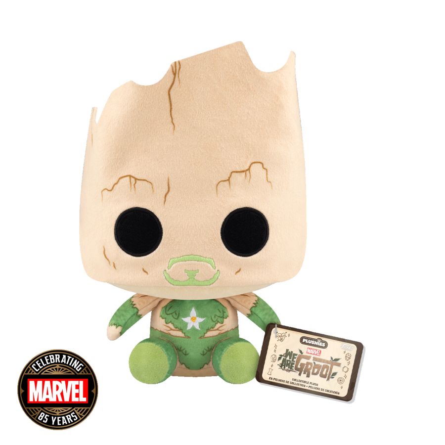 Marvel 85th: We Are Groot - Groot Iron Man 7" Pop! (Plush Toy)