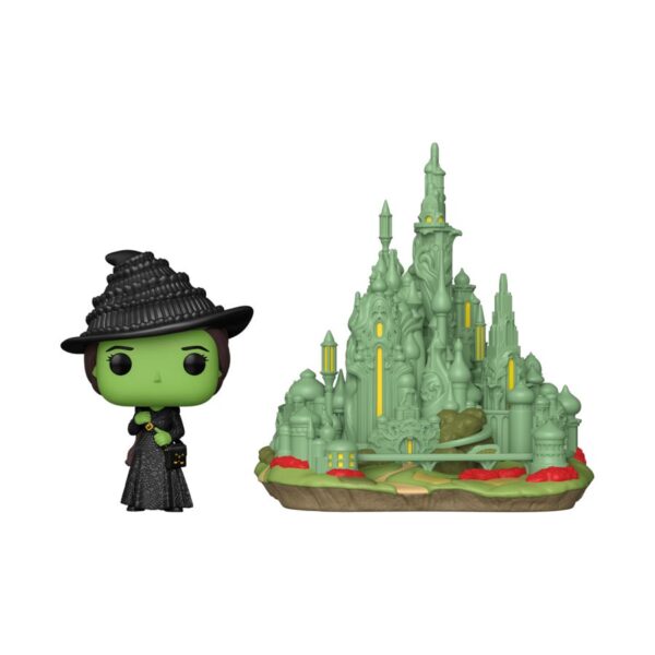 Wicked (2024) - Elphaba With Emerald City Pop Town (Pop! Vinyl)