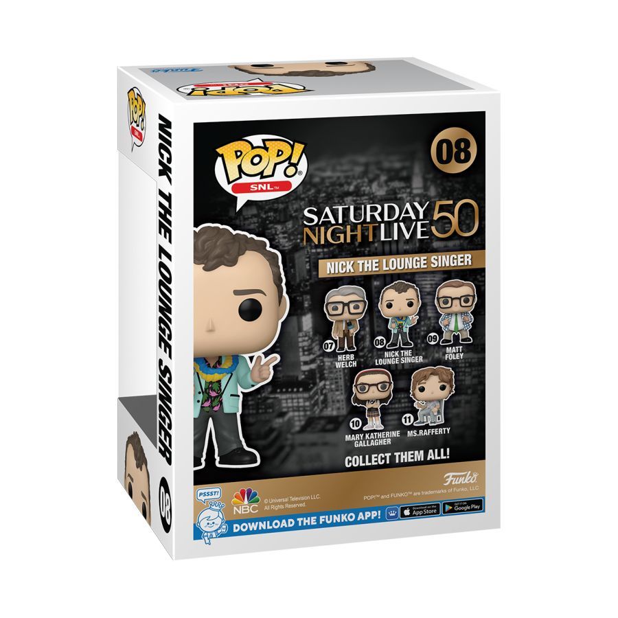 Saturday Night Live: 50th Anniversary – Nick the Lounge Singer (Pop! Vinyl)