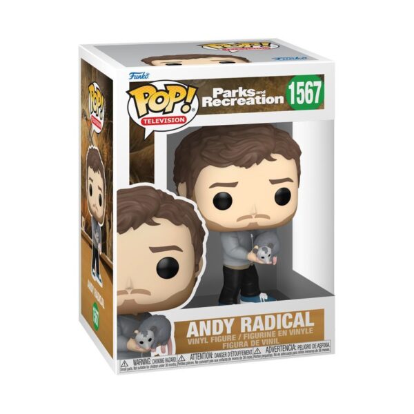 Parks & Recreation 15th Anniversary - Andy Radical (Pop! Vinyl)