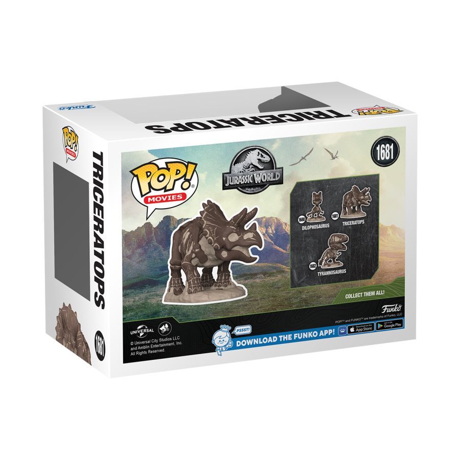 Jurassic Park - Triceratops Fossil (Pop! Vinyl)
