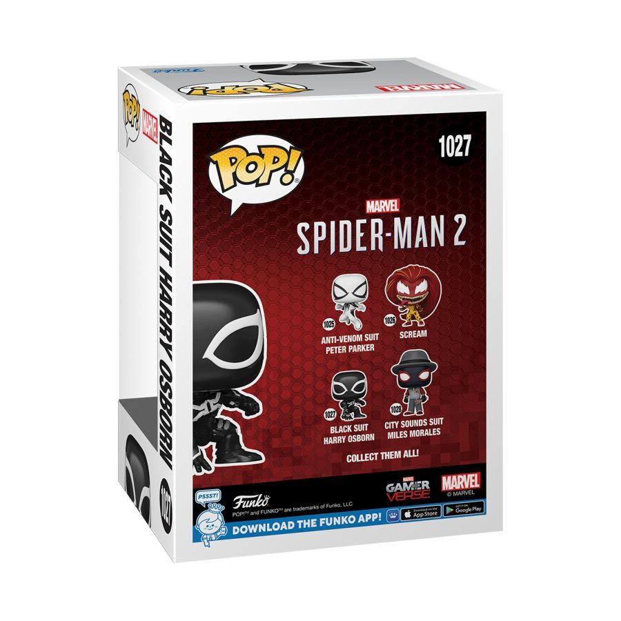 Spider-Man 2 (VG 2023) – Black Suit Harry Osborn (Pop! Vinyl)