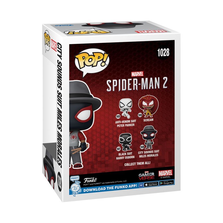 Spider-Man 2 (VG 2023) – City Sounds Suit Miles Morales (Pop! Vinyl)