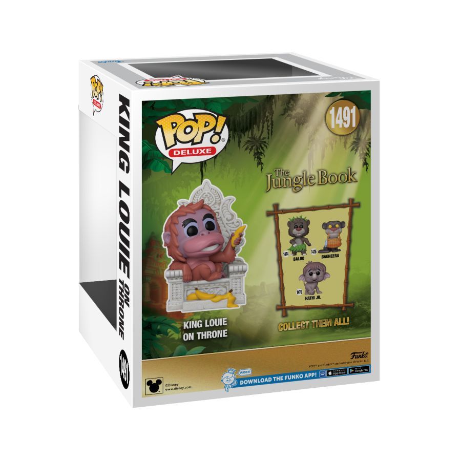 Jungle Book – King Louie on Throne Pop! Deluxe