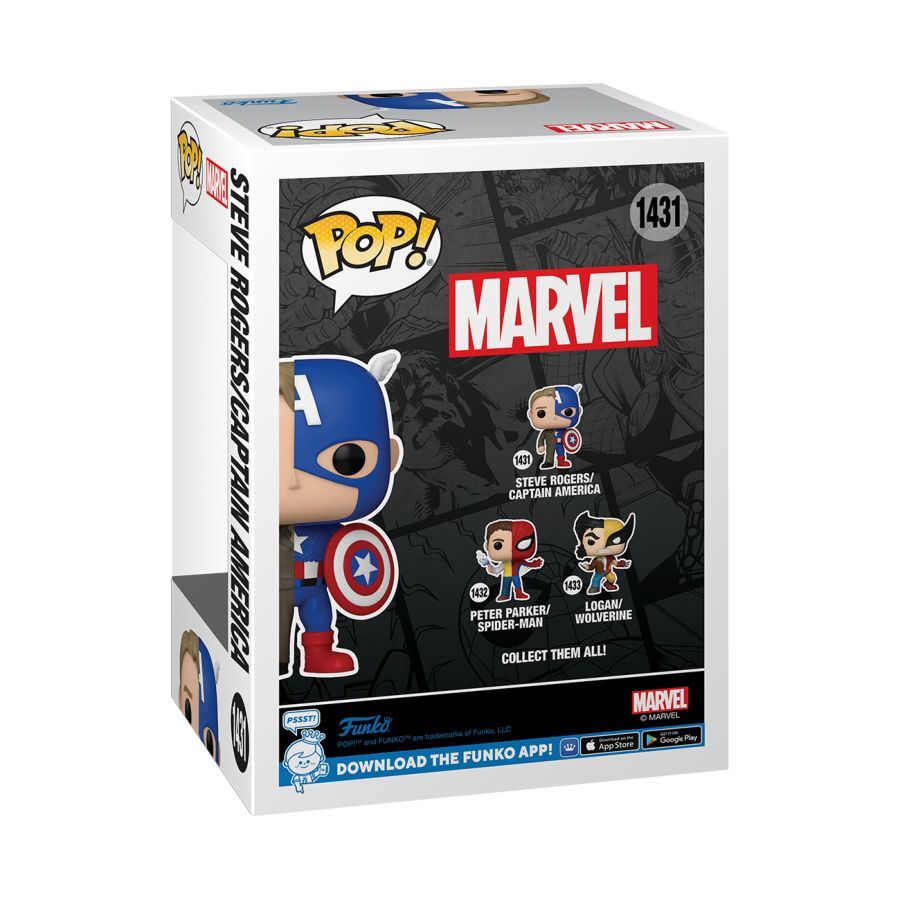 Marvel Comics – Captain America/Steve Rogers: Split (Pop! Vinyl)