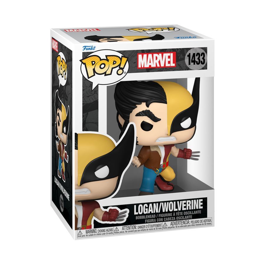 Marvel Comics - Wolverine/Logan Split (Pop! Vinyl)