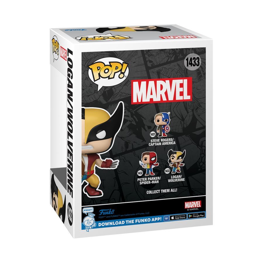 Marvel Comics - Wolverine/Logan Split (Pop! Vinyl)