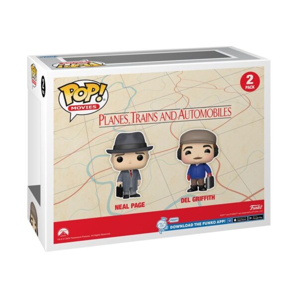 Planes Trains and Automobiles - Neal Page And Del Griffith 2-Pack (Pop! Vinyl)