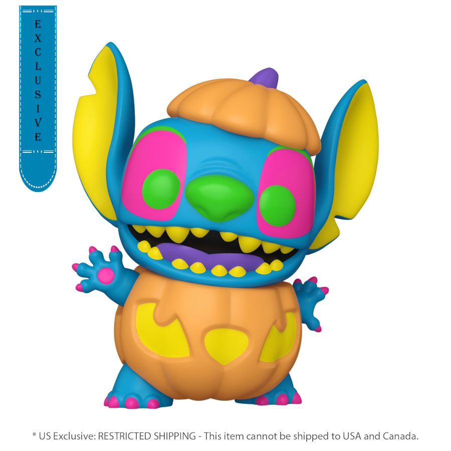 Lilo And Stitch - Pumpkin Stitch Blacklight (Pop! Vinyl)