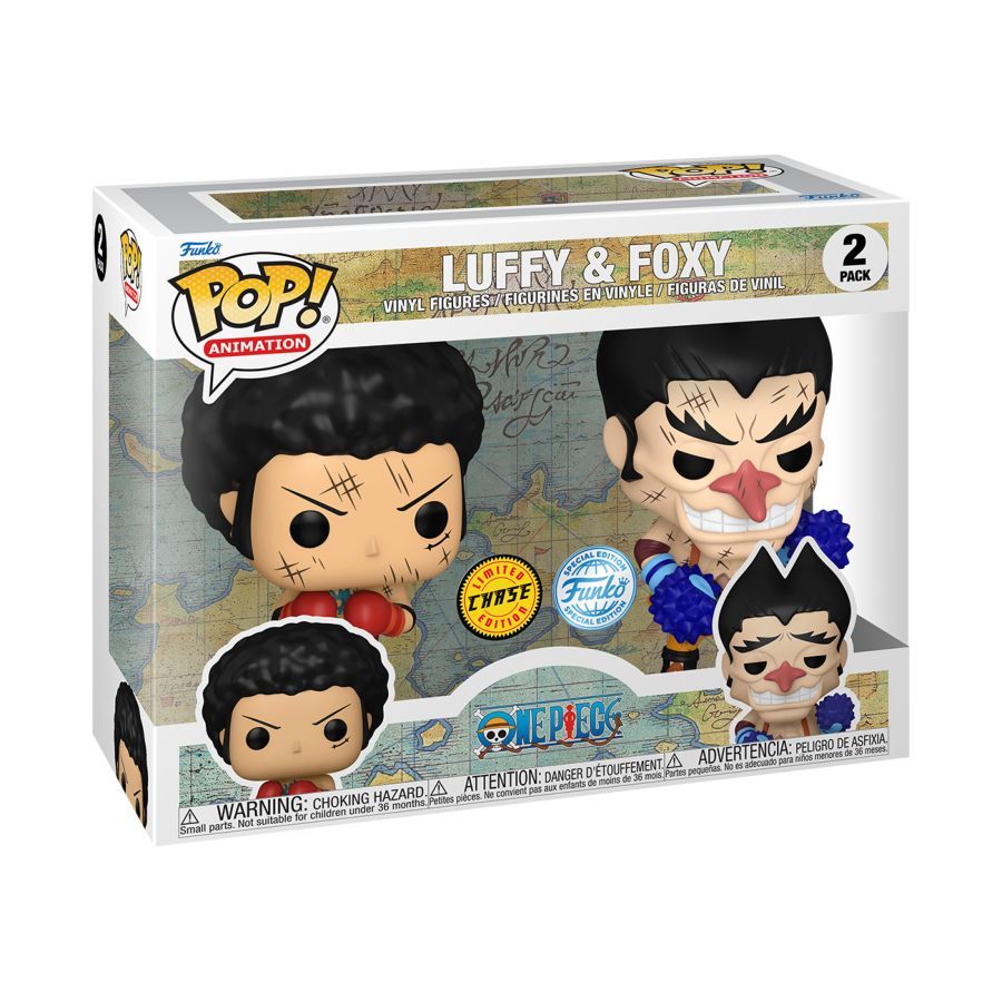One Piece - Luffy And Foxy 2-Pack (Pop! Vinyl)