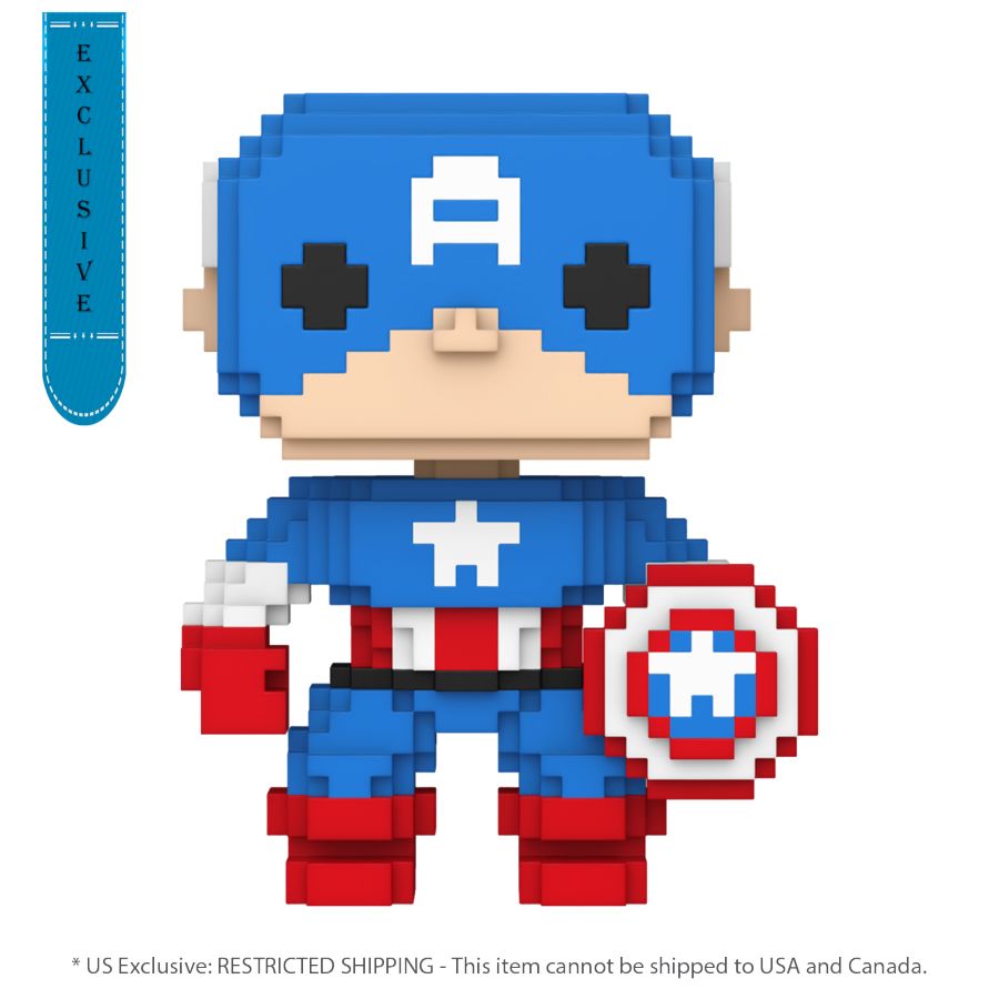 Marvel: 8-Bit - Captain America 8-Bit (Pop! Vinyl)