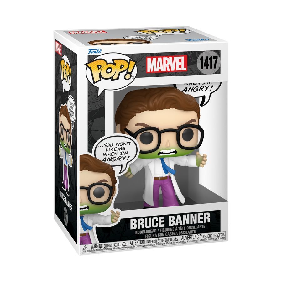 Marvel Comics – Bruce Banner “You Won’t Like Me When I’m Angry” (Pop! Vinyl)