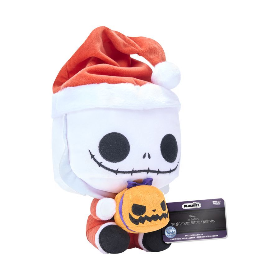The Nightmare Before Christmas – Santa Jack with Jack-o-lantern  7″ (Pop! Plush)
