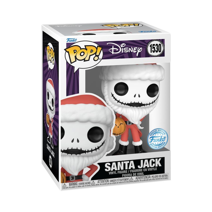The Nightmare Before Christmas – Santa Jack with Jack-o-lantern (Pop! Vinyl)