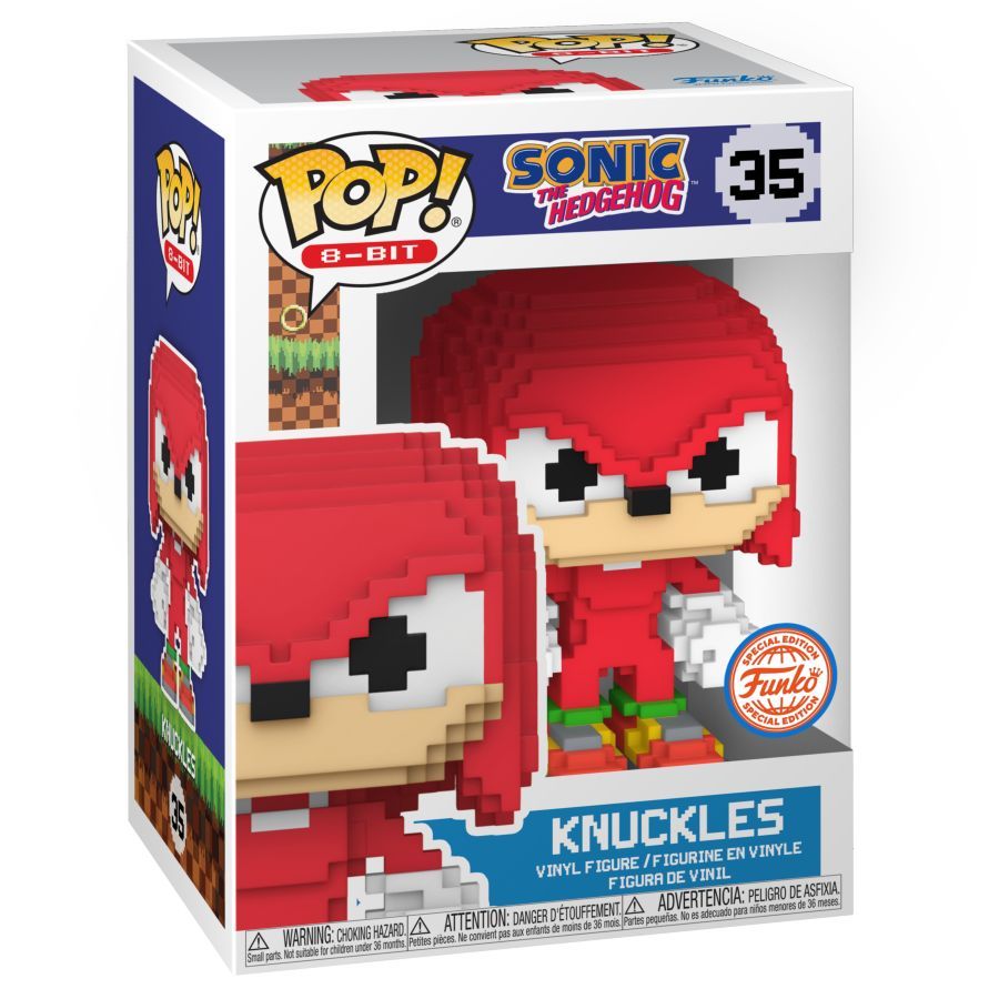 Sonic the Hedgehog – Knuckles 8-Bit (Pop! Vinyl)