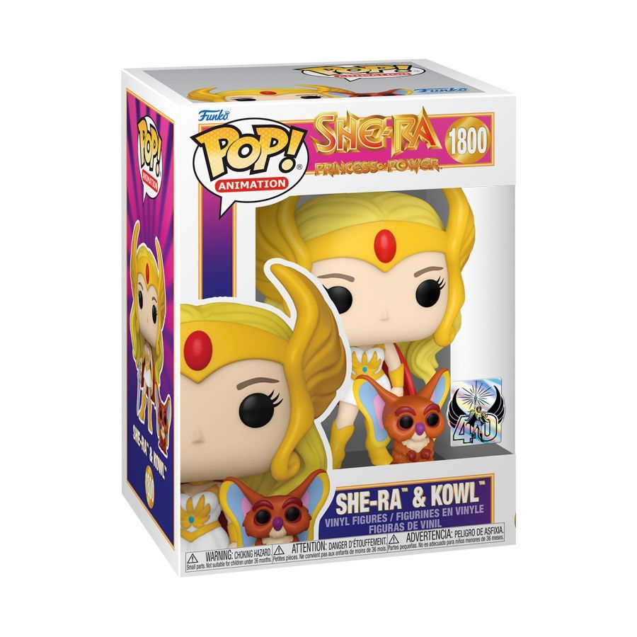 She-Ra: 40th Anniversary – She-Ra with Kowl (Pop! Vinyl)